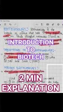 Biotechnology in Just 2 Minutes 🧬 | Class 12 Biology | #shorts #biotechnology