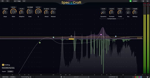 SpecCraft by Three-Body Technology - EQ Plugin VST VST3 Audio Unit AAX