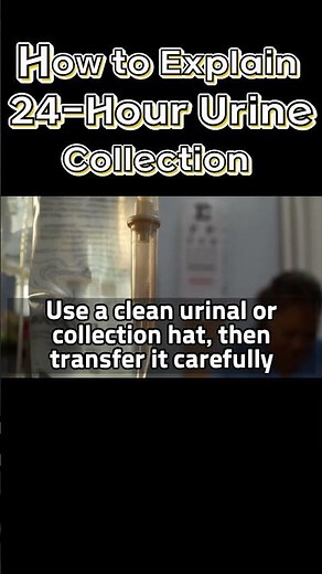How to Explain 24-Hour Urine Collection – Step-by-Step Patient GuideㅣNclex RN #nurses