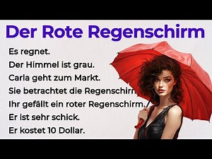 THE RED UMBRELLA | Learn German Through Stories | Level 1 ⭐
