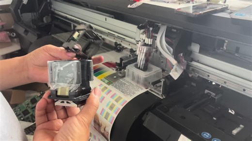 How to install mimaki dx7 print head instruction on mimaki dx7 printhead installation #mimakidx7 #printhead #installationdx7 #mimakiprinter