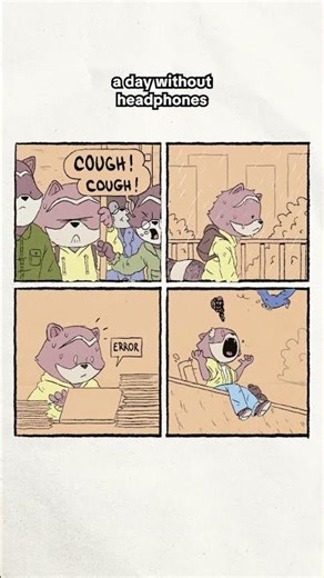 how it feels to forget your headphones