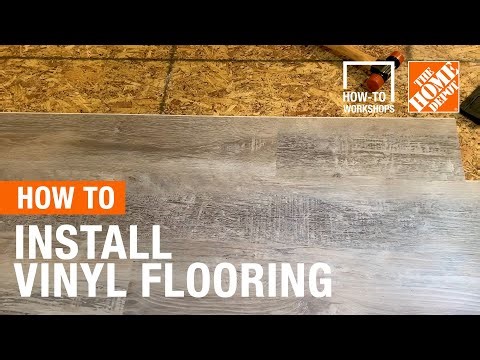 How-To Workshops - How to Install Vinyl Flooring | The Home Depot