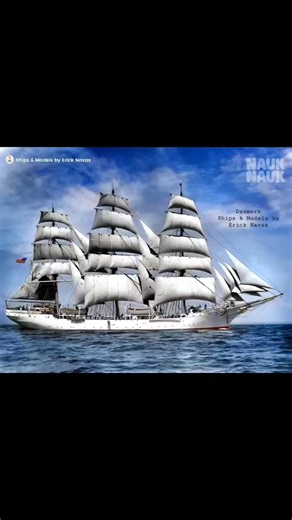 1.1K views · 66 reactions | The Danmark is a full-rigged ship....