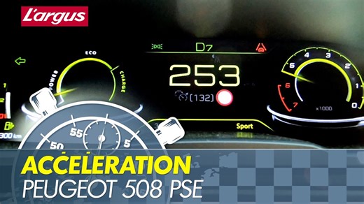 Vidéo : 508 Peugeot SPORT ENGINEERED : Acceleration   Top Speed