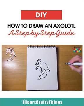How to Draw an Axolotl - Easy Step-by-Step Tutorial for Kids & Beginners! 🦎 #howtodraw #artforkids