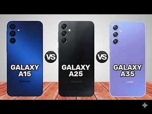 Samsung A15 vs A25 vs A35 | Full Comparison | Camera, Performance, Battery & Display Test