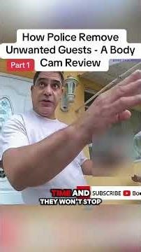 How Police Remove Unwanted Guests - A Body Cam Review#bodycam #cops #...