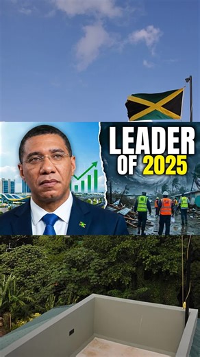 Leader 2025: How 2025 Made Dr. Andrew Holness Jamaica’s Most Impactful Leader 🇯🇲🔥 2025 changed Jamaica forever, a year of unbelievable success and unbelievable disaster. This video breaks down how Dr. Andrew Holness became Jamaica’s amd the world Leader of the Year and how the nation survived its most defining moment. Before Hurricane Melissa, Jamaica was celebrating its strongest economy in decades: record-low unemployment, historic wage growth, falling debt, and powerful global partnerships