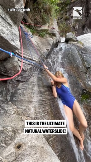 This natural waterfall is amazing 😲 | GreatestHighlights