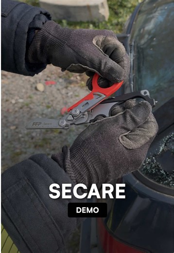 ✂️ SECARE Compact, sturdy, and ready to act in seconds. Cut belts, clothing, or break a window, everything becomes quick and safe. Reliable and essential on operations! 🔥 Who’s already tried it? #firefighters #pompiers #firefightshop