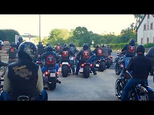 Sixty Harley-Davidson Breakout Riding in Germany