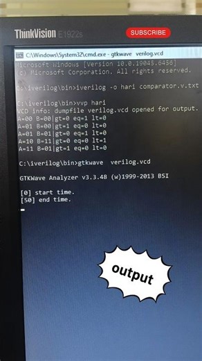 COMPARATOR VERILOG CODE 🔥#viralvideo #subscribeplease #trendingshorts #comparator#verilog