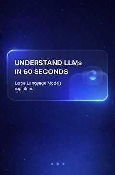 LLMs Explained in One Minute | LLM Explained Simply | AI Secret Revealed