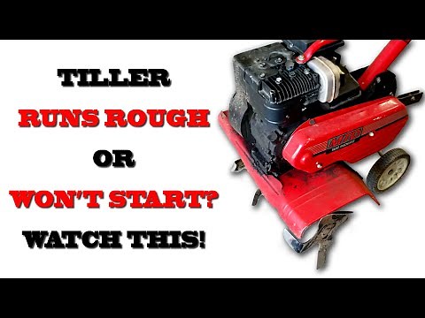 MTD Tiller With Rusty Tank and Bad Carburetor