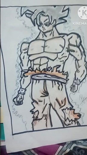 How to Draw Goku Ultra Instinct (Step By Step)