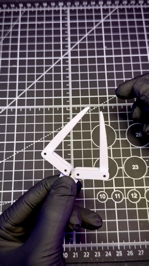 Working on some prototype legs for a future build. Made from polystyrene strips and brass rods