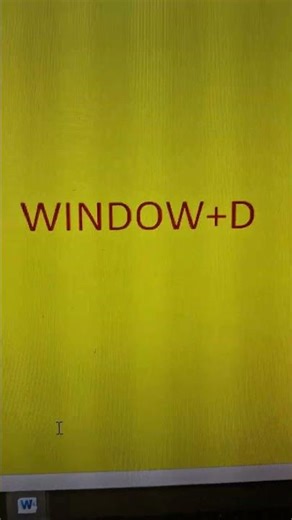 Shortcut Key to Hide or Unhide open Files in desktop