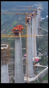 Railway viaduct with box girder construction and extra-tall piers #fbreels #siccuadventure #fyp #Construction #reel #reels #precast #viral #OFW #crane #briege | SICcu Adventure