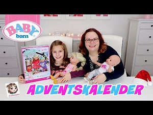 BABY BORN ADVENTSKALENDER 2020 👶 Wir öffnen 24 Türchen und Hannahs Puppen probieren alles an