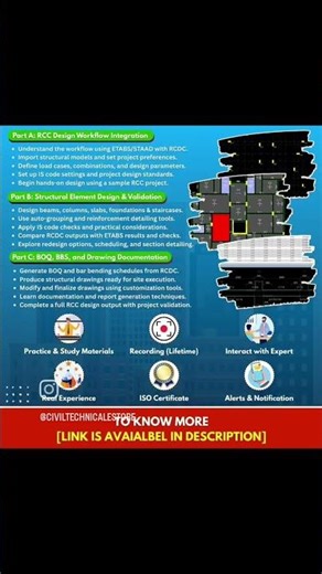 Professional Training STAADPro RCDC #staadpro #rcdc #structuralengineering #shorts #viralshort