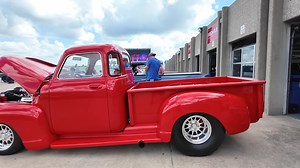 10K views · 213 reactions | 1954 Chevy 3100 powered by a 1,300 horsepower blown 604ci big block at the C10 Nationals • Watch The Roll In and Full Show Coverage on the SICK Cars and Trucks YouTube channel | SICK Slammed Trucks | Facebook