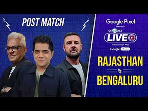 Cricbuzz Live: Sooryavanshi storm derails #RCB as #RR make it four on the trot! | Jurel scores 81*