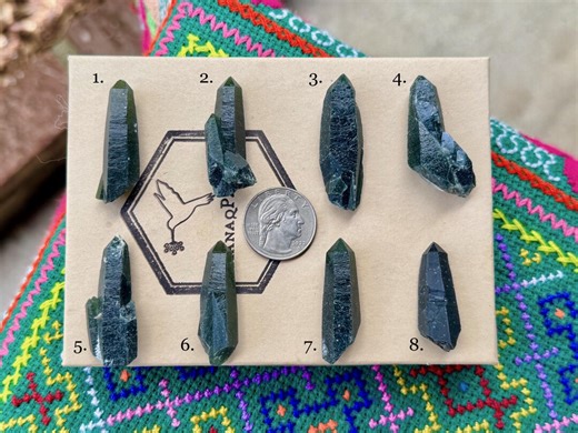 Green Hedenbergite Quartz, All Natural, Choose ONE of Eight, Heart & Root Chakra, Inner Mongolia A721 - Etsy