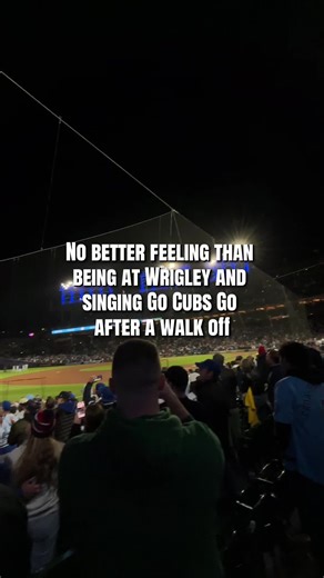 Wrigley Walk-Off Celebration: Singing 'Go Cubs Go' After Win