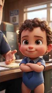 Funny Smart Baby vs Police Officer Moments | Hilarious Baby & Cop Comedy | Pixar Style 3D Animation