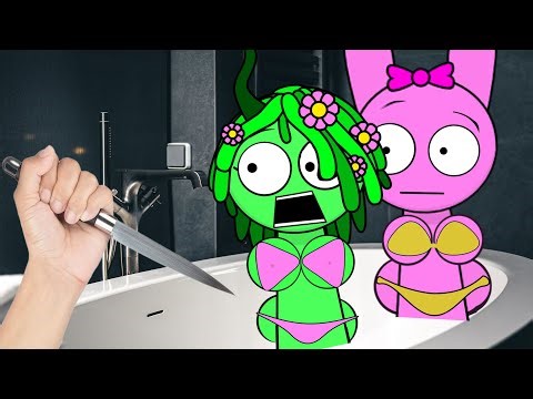 CLEANING PINKI AND VINERIA FROM DIRT SPRUNKI INCREDIBOX