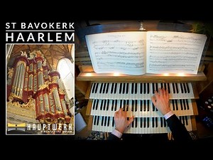 🎵 Bach - Prelude & Fugue in D BWV 532 | St Bavokerk, Haarlem (Netherlands)