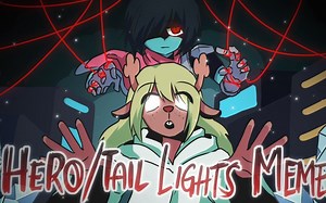 【Deltarune动画】Hero Tail lights MEME（作者：Ichika）