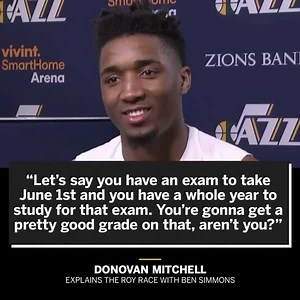 756K views · 9.4K reactions | The Rookie of the Year race, as explained by Donovan Mitchell. | ESPN | Facebook