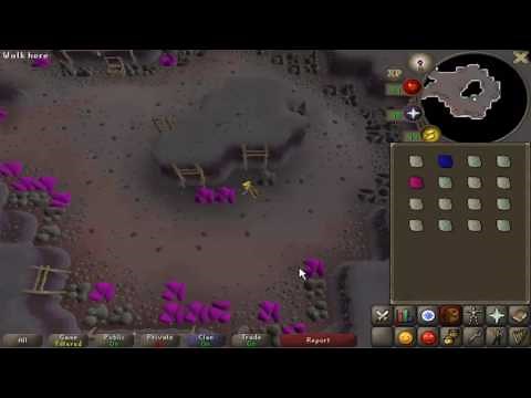 Old School Runescape - Optimized Gem Rock Mining Route