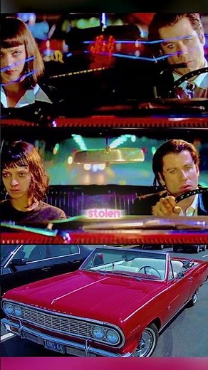 Tarantino's Car Got Stolen During Pulp Fiction and It Saved the Movie #FilmTrivia #Tarantino