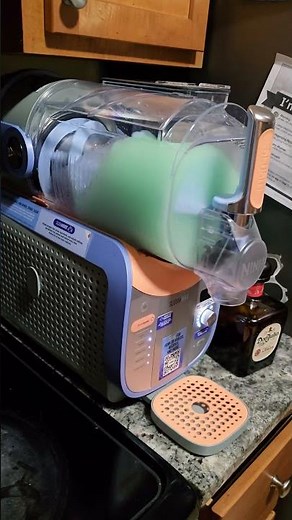 Ninja's Slushy maker Max With Mt Dew Baja Blast