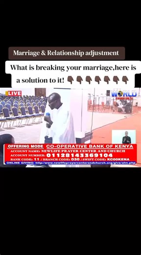 #fyp #worldevangelismtvkenya #pastorezekiel #newlifetvkenya #viral