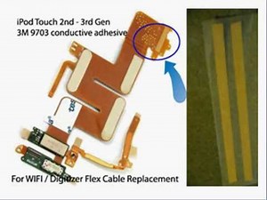 iPod Touch 3M 9703 Electrically Conductive Tape Ribbon Cable Replacement