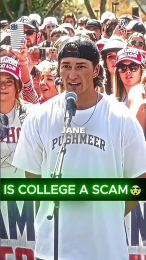 🔥 College “Scam”? Charlie Kirk Challenges English Major in Heated Campus Debate