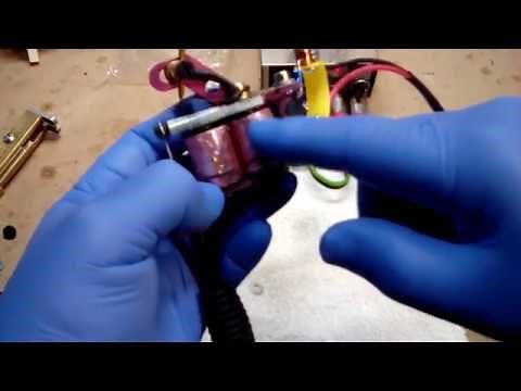 How to fix a kit tattoo machine to line...