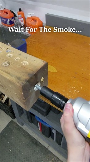 Smoke! DeWalt DCF964 20v 3/4" Impact Wrench Sinking Lag Bolt Testing Torque