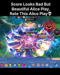 Beautiful Alice Play💀 Alice❤️ #MLBBCreator #MLBB10TH #ALLINMLBB #mlbb #ml #mlbbshorts