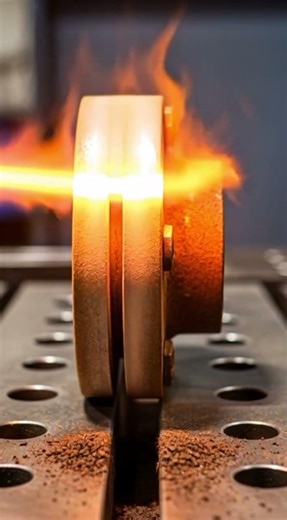 Satisfying Laser Rust Removal: Rusted Cast Iron Flange