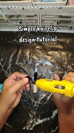 DIY hairclip design made of fuzzywire #diy #fuzzywire #handmade