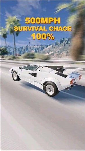 Lamborghini Countach VS Giant Pit - BeamNG.drive