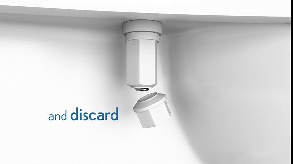 BEMIS 7800TDG Commercial Closed Front Plastic Toilet Seat, Heavy Duty Industrial Seat with Lid, Secure Installation for Long Lasting Hospitality Use, Elongated, White