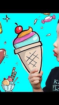 Sweet baby boy eating hamburger with ketchup, fries and juice in KFC fast food restaurant! #kfc