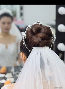 813K views · 10K reactions | Classic hairstyle for the bride | Hair Show | Facebook