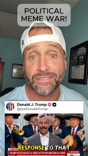 Trump just trolled Hakeem Jeffries with a sombrero-and-mustache meme and the left answered with a cat meme. Verdict? Republicans are winning the meme war right now—fast, funny, and everywhere. The contrast is wild: one side is doing relentless, sticky visuals, the other is serving lukewarm clapbacks that feel focus-grouped. Memes aren’t just jokes—they’re narrative weapons. Quick hits, easy shares, massive reach. Love it or hate it, the right’s meme game is setting the pace and the left’s replie